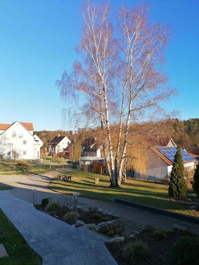 Fewo Haus Hutzelbuck in idyllisch-grüner Lage nähe AN Ansbach Exterior foto